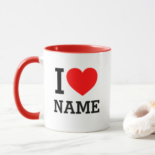 Mug Nom du coeur