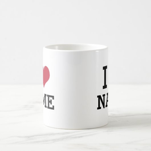 Mug Nom du coeur (Centre)