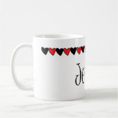 Mug Nom du coeur de Jessica (Gauche)