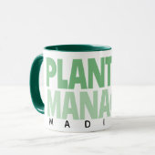 Mug Nom du gestionnaire du Plante personnalisé Cactus  (Devant gauche)