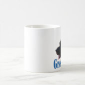 Mug Nom du grand Danois (noir) (Centre)