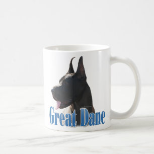 Mug Nom du grand Danois (noir)