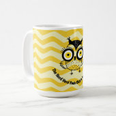 Mug Nom du groupe Monogramme du Book Club Wise Owl (Devant gauche)