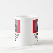 Mug Nom du joueur rouge Numéro de l'équipe Photo (Centre)