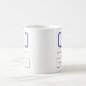 Mug Nom du logo PDG Purple Black (Centre)