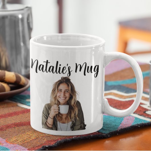 Mug Nom du monogramme Cadeau photo