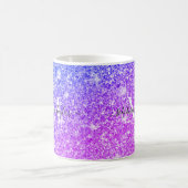 Mug Nom du monogramme de la Parties scintillant rose e (Centre)