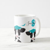 Mug Nom du monogramme Graduation de la vache (Devant droit)
