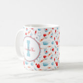 Mug Nom du Motif Médicale Monogram Nurse (Devant gauche)