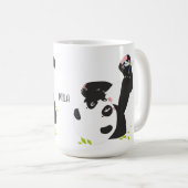 Mug Nom du panda mignon (Devant droit)