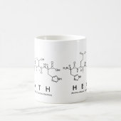 Mug nom du peptide de la santé (Centre)