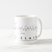 Mug nom du peptide Elaine (Devant droit)