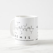 Mug nom du peptide émail (Devant gauche)