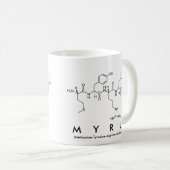 Mug nom du peptide myrl (Devant droit)