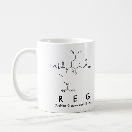 Mug nom du peptide Reg (Gauche)