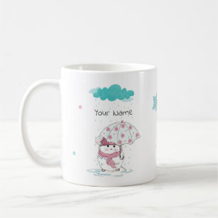 Mug Nom du petit hamster et des étoiles