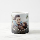 Mug Nom du script de votre photo de couple préférée (Centre)
