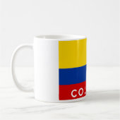 Mug nom du texte du drapeau de la colombie (Gauche)