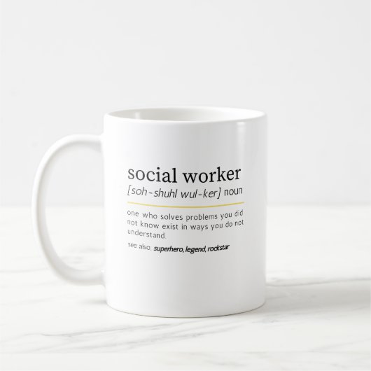 Mug Nom du travailleur social (Gauche)
