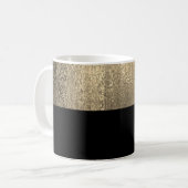 Mug Nom Élégant Or Noir (Devant gauche)