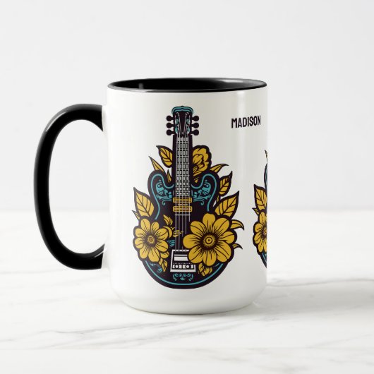 Mug Nom et couleur personnalisés (Gauche)