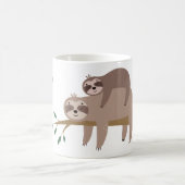 Mug Nom et couleur personnalisés Sloth (Centre)