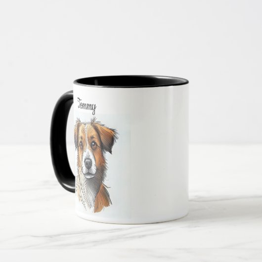 Mug Nom et image de l'animal (Devant gauche)
