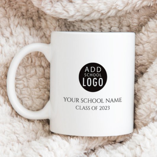 Mug Nom et logo de l'école personnalisée