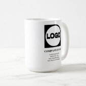 Mug Nom et logo de l'entreprise personnalisée (Devant droit)