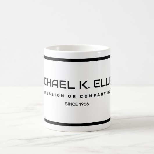 Mug Nom et monogramme (Centre)