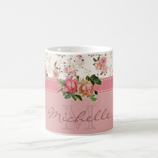 Mug Nom et monogramme faits sur commande chics (Centre)