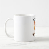 Mug Nom et photo de chat de typographie moderne simple (Gauche)