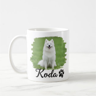 Mug Nom et photo de l'animal de compagnie avec une typ