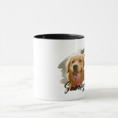 Mug Nom et photo de l'animal de compagnie avec une typ (Centre)