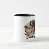 Mug Nom et photo de l'animal de compagnie avec une typ (Centre)