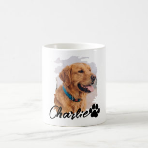 Mug Nom et photo de typographie moderne simple et cool
