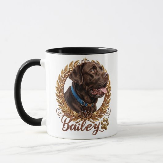 Mug Nom et photo de typographie moderne simple et cool (Gauche)