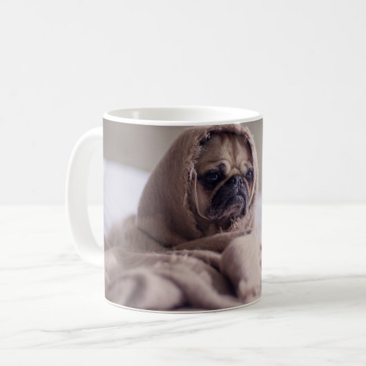 Mug Nom et photo de typographie moderne simple et cool (Devant gauche)
