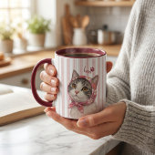 Mug Nom et photo modernes simples de l'animal de compa