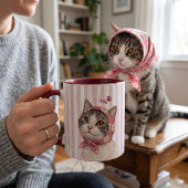 Mug Nom et photo modernes simples de l'animal de compa