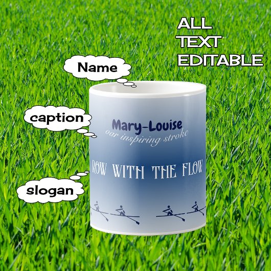 Mug Nom et texte personnalisés