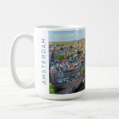 Mug Nom et texte personnalisés Amsterdam (Gauche)