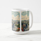 Mug Nom et texte personnalisés Berlin, Allemagne (Devant droit)