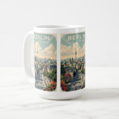 Mug Nom et texte personnalisés Berlin, Allemagne (Devant gauche)