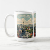 Mug Nom et texte personnalisés Berlin, Allemagne (Gauche)