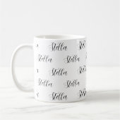 Mug Nom extensible blanc (Gauche)