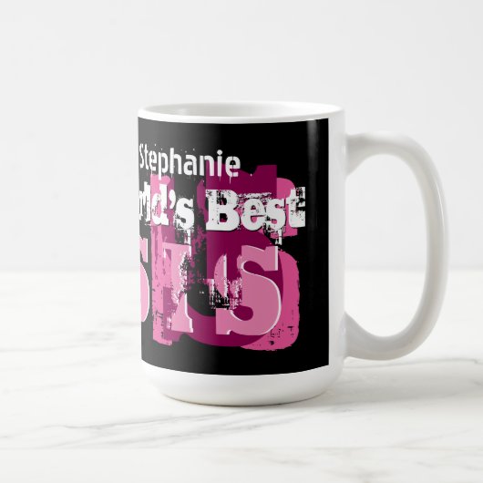 Mug Nom fait sur commande A04 des meilleurs textes (Droite)