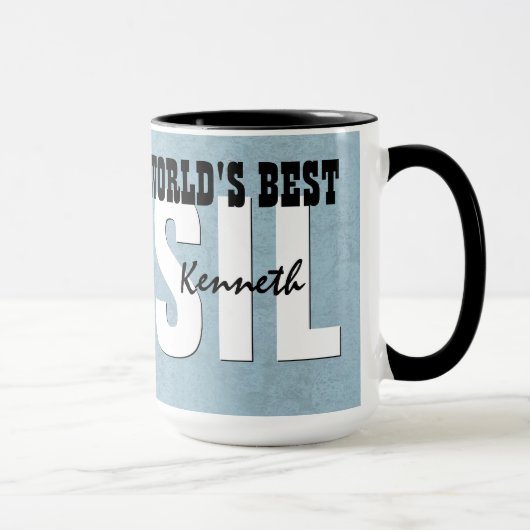 Mug Nom fait sur commande bleu V9 du meilleur (Droite)