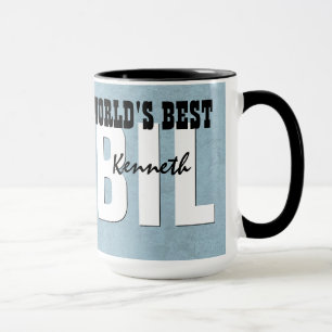 Mug Nom fait sur commande bleu V9 du meilleur