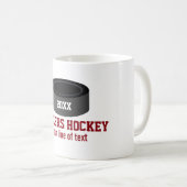 Mug Nom fait sur commande d'équipe de nombre de joueur (Devant droit)